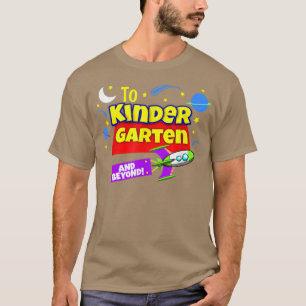 Vintage Boys Girl Kids To Infinity And Beyond Back T-Shirt