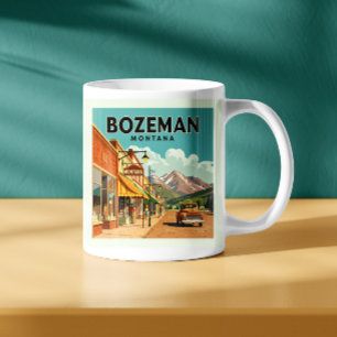 Vintage Bozeman Montana Coffee Mug