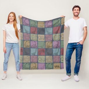 Vintage Brachiosaurus Dinosaur Blanket Retro Dino