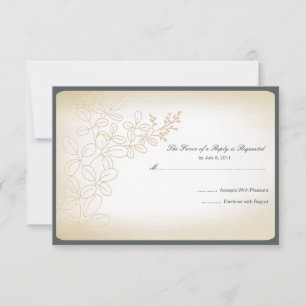 Vintage Branch - RSVP cards(5"x3.5") Card