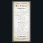 Vintage Branch - Wedding Program Programme<br><div class="desc">Easy to customise with your own text  Wedding Invitation  



 RSVP Card  



 Wedding Thank you Card  


com</div>