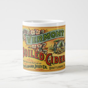Vintage Brattleboro Jelly Boiled Cider Vermont Large Coffee Mug