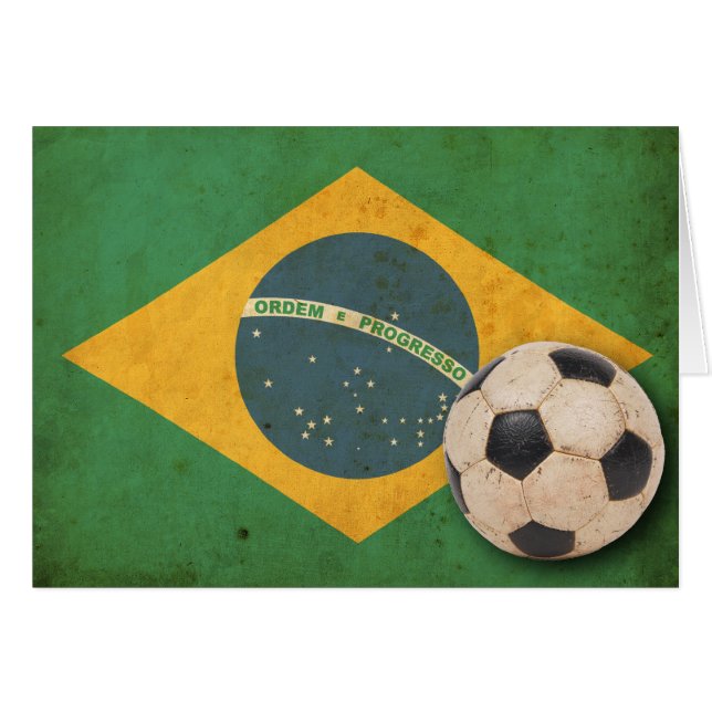 Vintage Brazil Flag (Front Horizontal)
