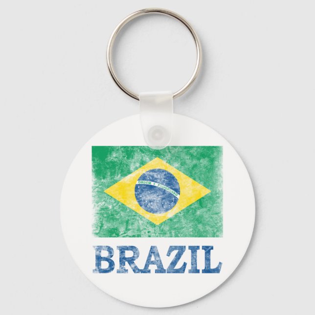 Vintage Brazil Key Ring (Front)