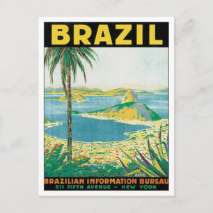 Vintage Brazil Postcard