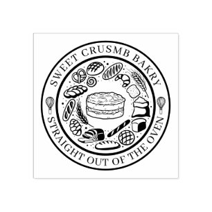 Vintage Bread Bakehouse Business Stamp
