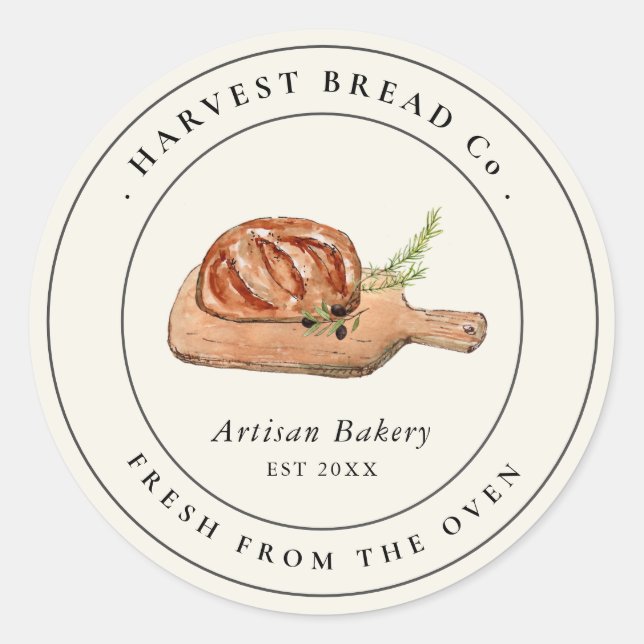 Vintage Bread bakery Label (Front)