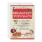 Vintage Breakfast with Santa Holiday Invitation