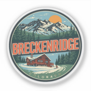 Vintage Breckenridge colorado Rocky Mountain