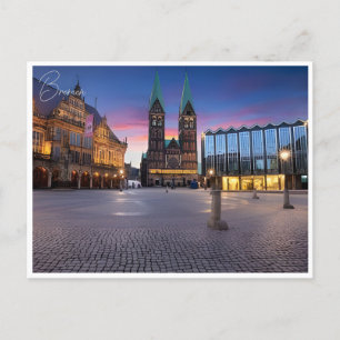 vintage bremen Brême Germany Travel allemagne Postcard