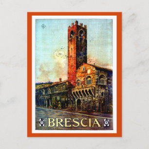 Vintage Brescia Italian Travel  1910s 1920s Postcard