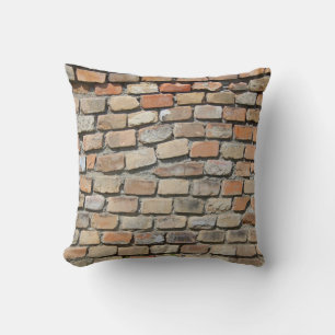 Vintage Brick Wall Cushion