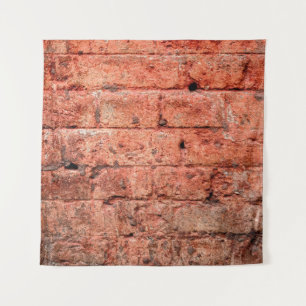 Vintage brick wall with some stones in it, brick tapestry
