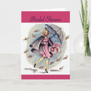 Vintage Bridal Shower Guest Invitation
