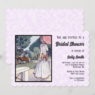 Vintage Bridal Shower Invitation