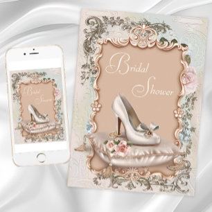 Vintage Bridal Shower Invitations