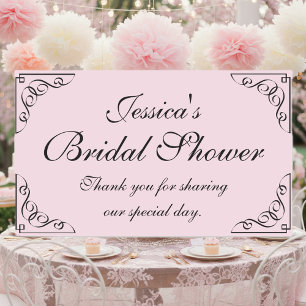 Vintage bridal shower party favour stickers
