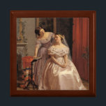Vintage Bride, Bridesmaid, Maid of Honour Gift Gift Box<br><div class="desc">This item features an 1859 painting titled "Bruden smykkes af sin veninde", or in English "The Bride is Embellished by her girl friend" by Henrik Olrik. This would make a wonderful Bridesmaid or Maid of Honour gift. Also makes a great gift to be given TO a bride from a sister,...</div>