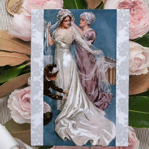 Vintage Bride Card