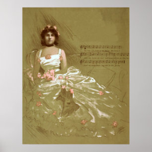 Vintage Bride Poster
