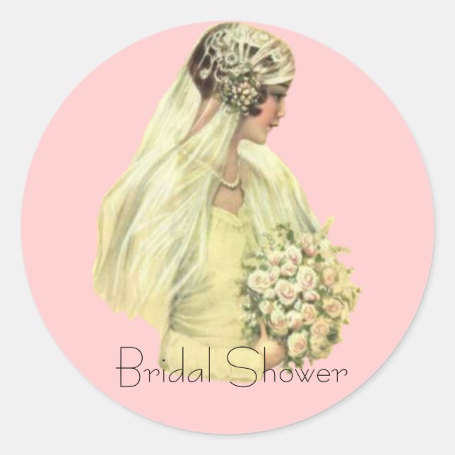 Vintage Bride Stickers (Front)