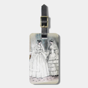 Vintage Bride Wedding Dress Luggage Tag
