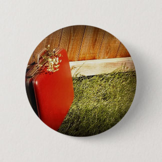 Vintage briefcase 6 cm round badge