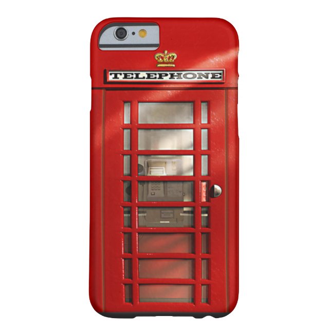 Vintage British Red Telephone Box Custom Cases (Back)