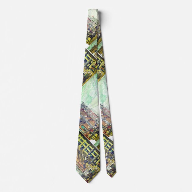 Vintage Broadway, NYC (1880s) Tie (Front)