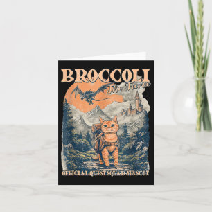 Vintage Broccoli The Fierce Quest Squad Fourth Win Card