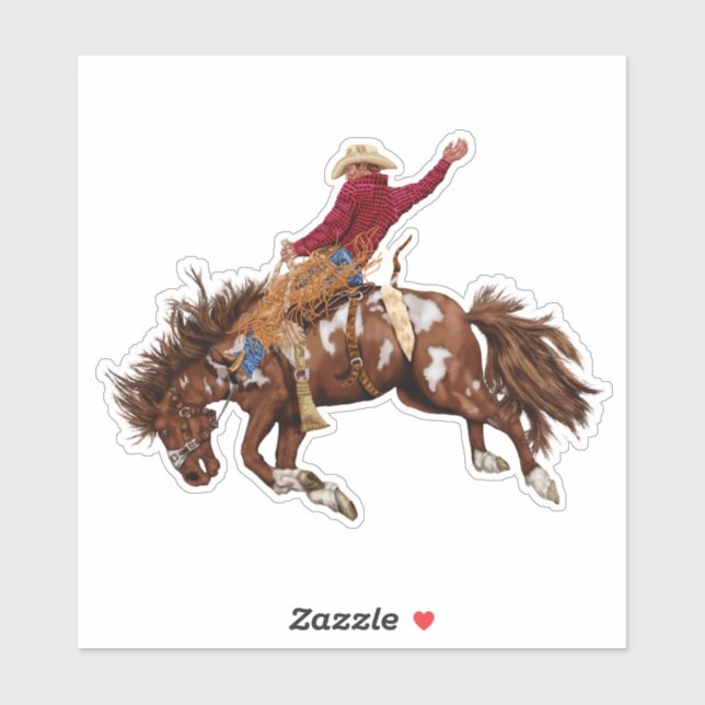 Vintage bronco rider (Sheet)