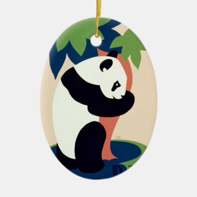 Vintage “Brookfield Zoo” ornament (Front)