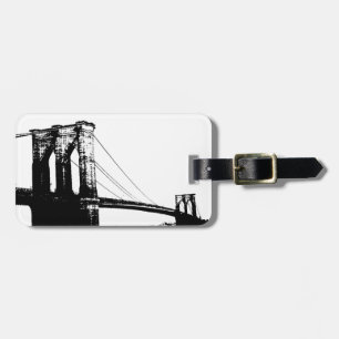 Vintage Brooklyn Bridge Luggage Tag