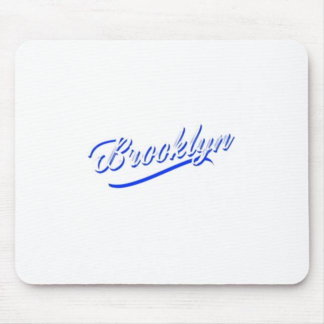 Vintage Brooklyn Mouse Mat (Front)
