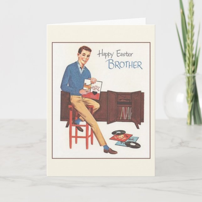 Vintage Brother Easter Card (Front)