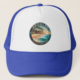 Vintage Broulee Beach Australia Travel Trucker Hat