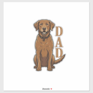 Vintage Brown Dog Dad Shirt Design_1