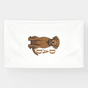 Vintage Brown Dog Dad Shirt Design_1 Banner
