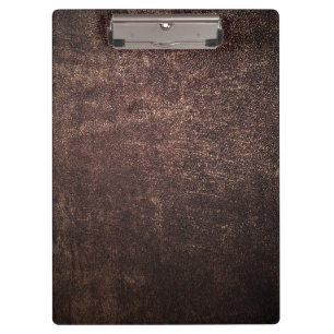 Vintage brown leather  clipboard