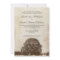 Vintage Brown Oak Tree Wedding Invitations