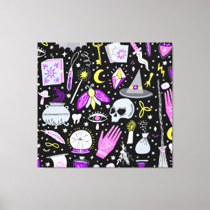 Vintage brown-orange tartan plaid. canvas print