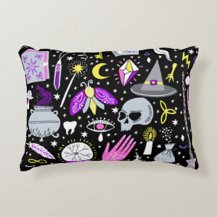 Vintage brown-orange tartan plaid. decorative cushion