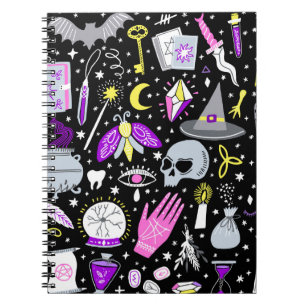 Vintage brown-orange tartan plaid. notebook