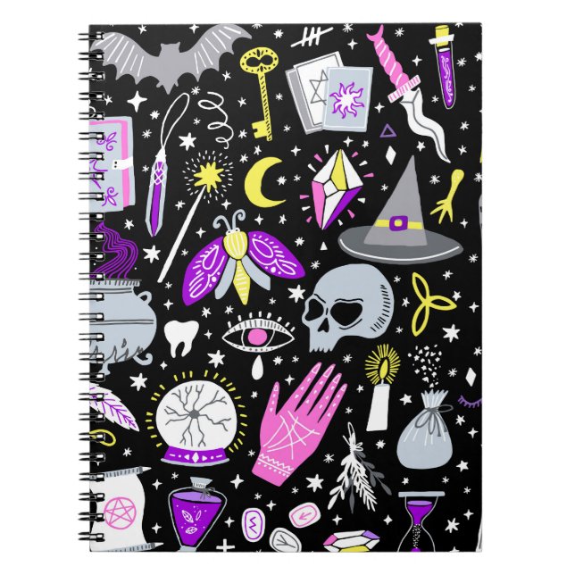 Vintage brown-orange tartan plaid. notebook (Front)