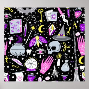 Vintage brown-orange tartan plaid. poster