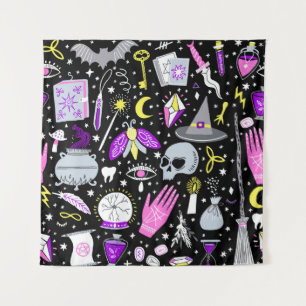 Vintage brown-orange tartan plaid. tapestry