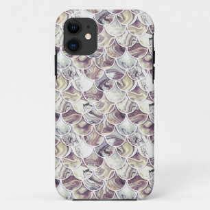 Vintage brown scales iPhone 11 case