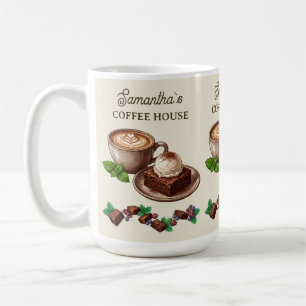 Vintage Brownie and Berry Bakery Branding Coffee Mug