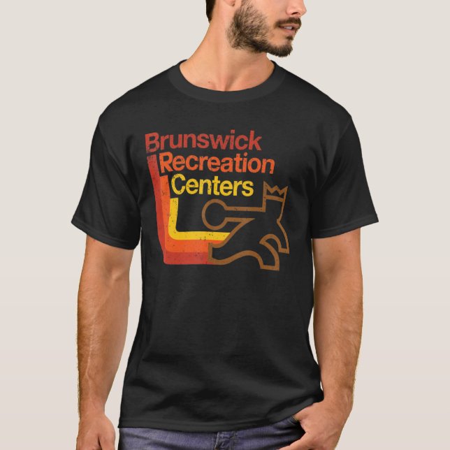 Vintage Brunswick Recreation Centres T-Shirt (Front)