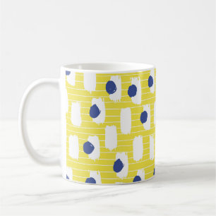 Vintage Brush Stroke Seamless Illustration Coffee Mug